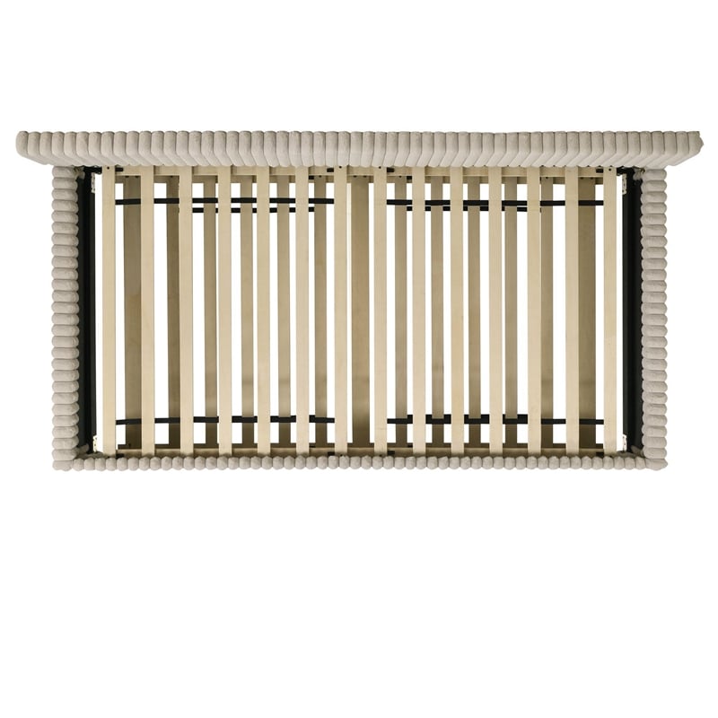 Picket House Furnishings Amelia Twin Daybed with Trundle in Corduroy Beige