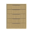 Picket House Furnishings Sutton 5-Drawer Chest in Natural