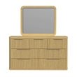 Picket House Furnishings Sutton  Dresser and Mirror Set in Natural