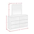Picket House Furnishings Camelot Dresser and Mirror Set in Natural