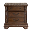 Picket House Furnishings Concerto Nightstand with USB-C in Brown