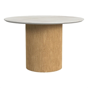 Picket House Furnishings Sutton Round Dining Table with White/Natural