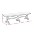 Picket House Furnishings Johnshaven Dining Bench with Light Grey/Espresso