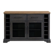 Picket House Furnishings Johnshaven Server in Espresso and Brown