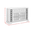 Picket House Furnishings Johnshaven Server in Espresso and Brown