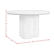 Picket House Furnishings Camelot Round Dining Table in Natural