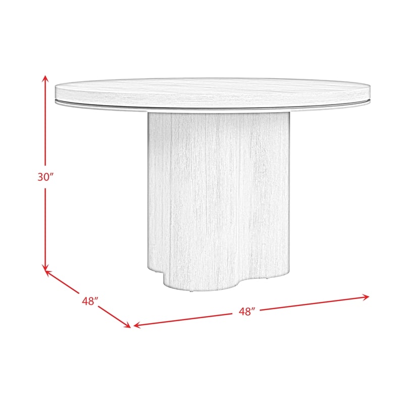 Picket House Furnishings Camelot Round Dining Table in Black