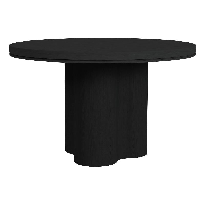 Picket House Furnishings Camelot Round Dining Table in Black