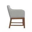 Picket House Furnishings Thorin UPH Dining Chair in Light Grey/Brown