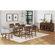 Picket House Furnishings Thorin UPH Counter Chair in Light Grey/Brown