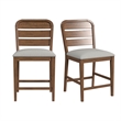 Picket House Furnishings Thorin Counter Chair in Light Grey/Brown