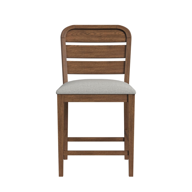 Picket House Furnishings Thorin Counter Chair in Light Grey/Brown