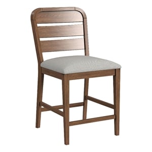 Picket House Furnishings Thorin Counter Chair in Light Grey/Brown