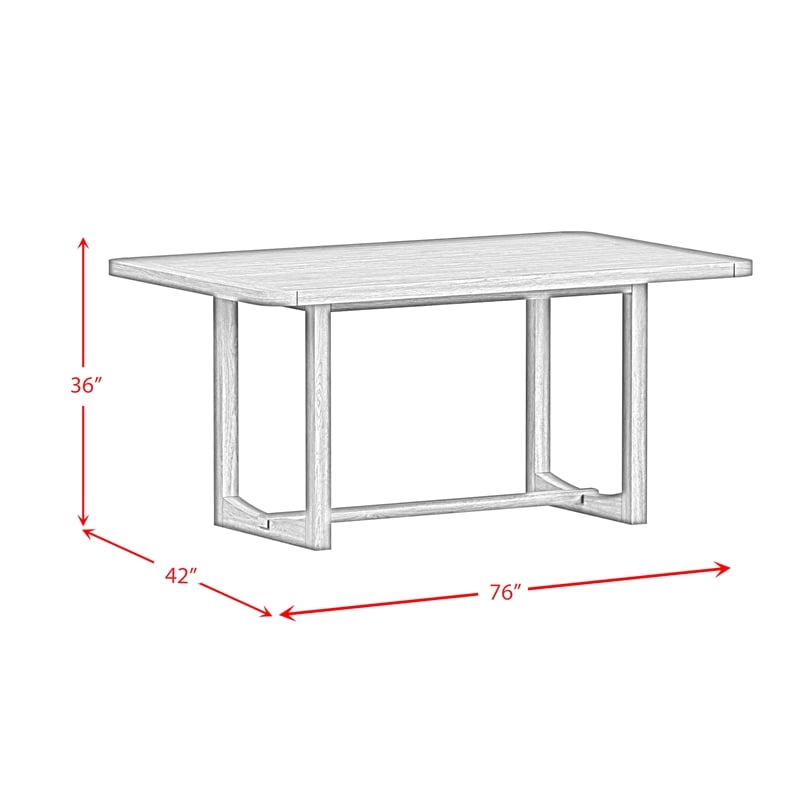 Picket House Furnishings Thorin Counter Table in Brown