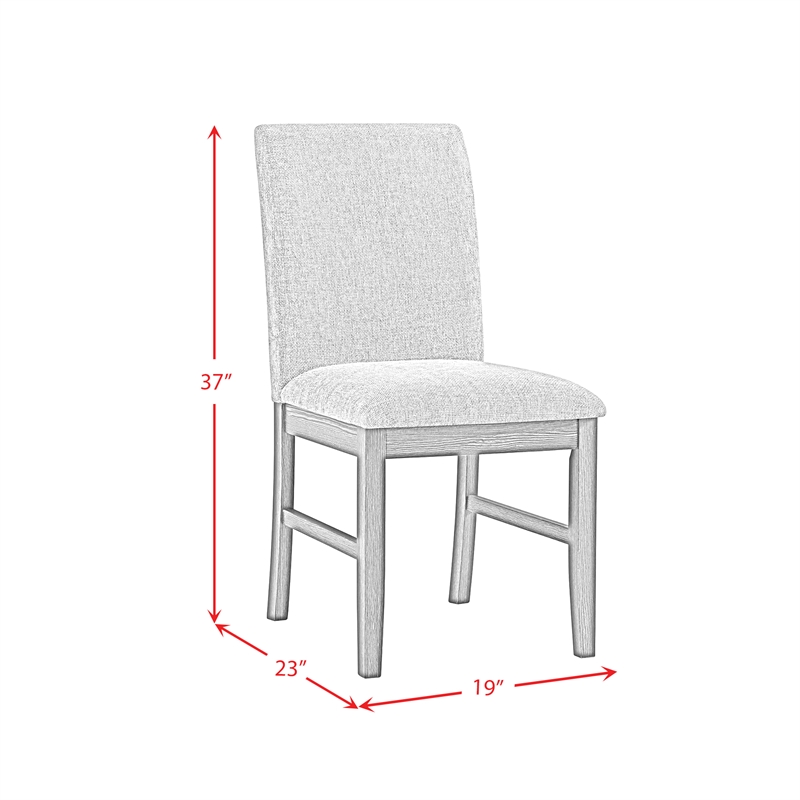 Picket House Furnishings Yorkshire  5PC Dining Set in Espresso