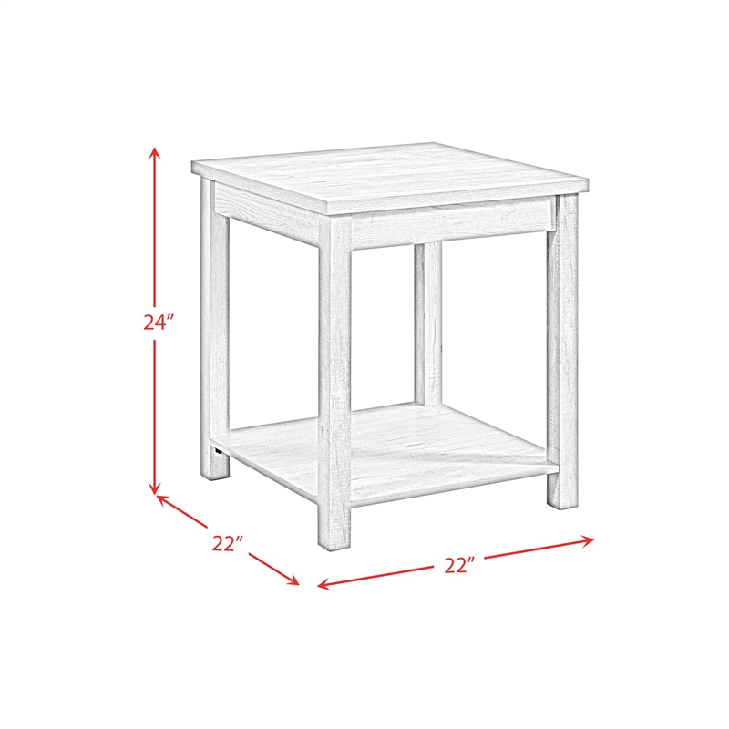 Picket House Furnishings Holmes Three Pack Occasional Set in Brown