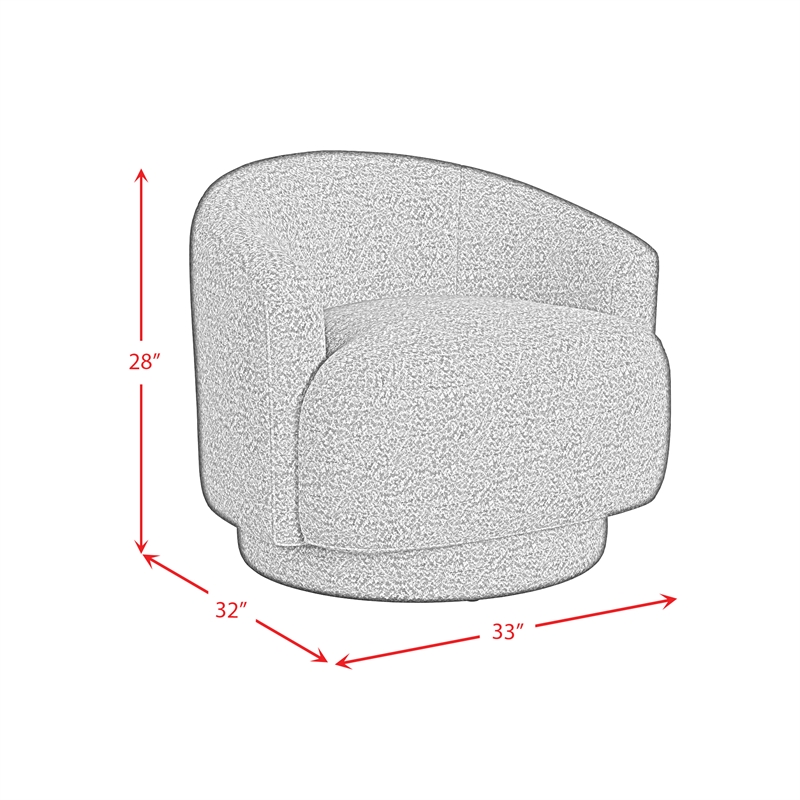 Picket House Furnishings Oasis Swivel Chair in JH Chocolate