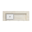 Picket House Furnishings Cambria Bar Table in Off White and Natural with LED