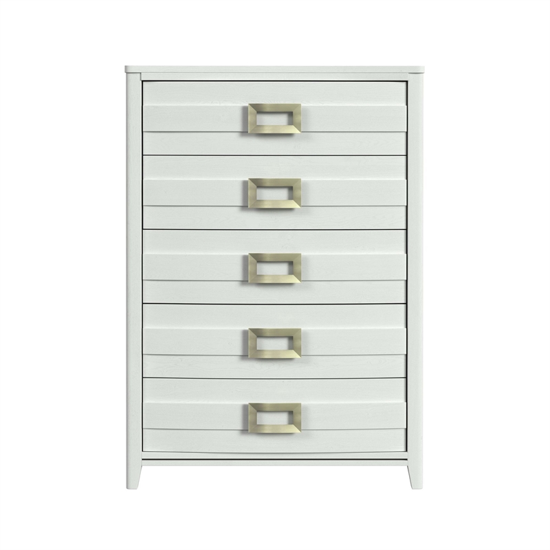 Picket House Furnishings Chett 5-Drawer Chest in White