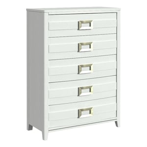 Picket House Furnishings Chett 5-Drawer Chest in White