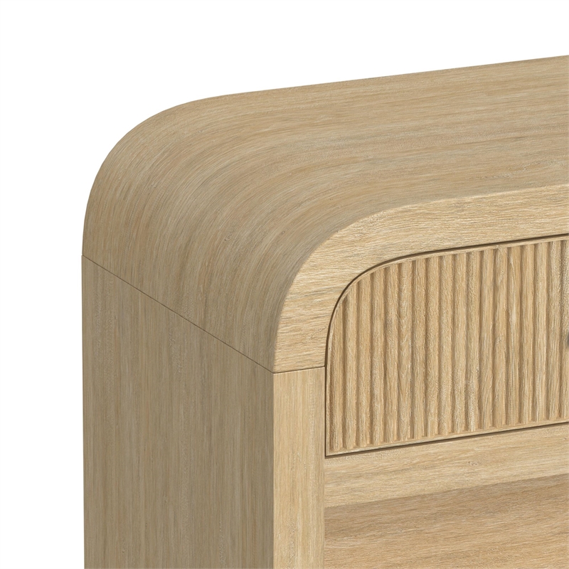 Picket House Furnishings Woodridge Sofa Table with Bottom Shelf in Natural