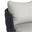 Picket House Furnishings Java Loveseat with Olefin Grey in Dark Grey