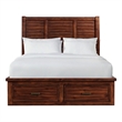 Picket House Furnishings Damen Queen Storage Bed in Rich Cherry