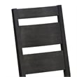 Picket House Furnishings Rizzo Wood Back Dining Side Chair with Beige Linen in Dark Espresso (2 Per Carton)