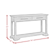 Picket House Furnishings Hyde Sofa Table in Charcoal