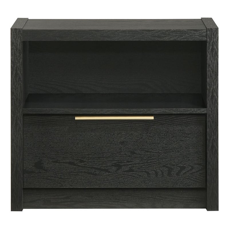 Picket House Furnishings Ardmore Bend Nightstand with USB in Black