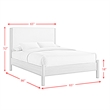 Picket House Furnishings Joanna Queen Bed in Natural