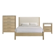 Picket House Furnishings Joanna Queen 3PC Bedroom Set in Natural