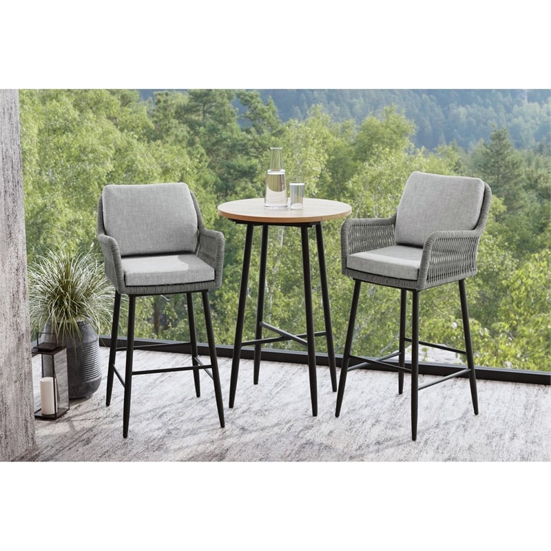 Picket House Furnishings Orlando Bar Table in Black