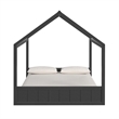 Picket House Furnishings Santino Full Montessori Bed in Grey