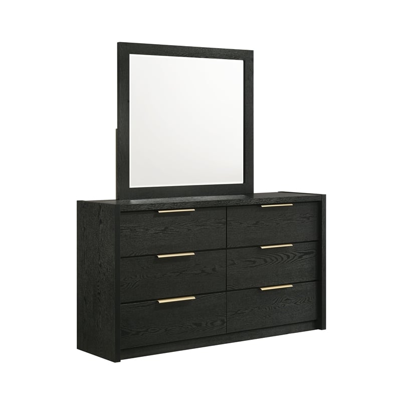 Picket House Furnishings Ardmore Bend Full 5PC Bedroom Set in Black