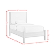 Picket House Furnishings Joanna Twin 3PC Bedroom Set in Natural