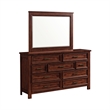 Picket House Furnishings Damen Queen Storage 5PC Bedroom Set in Rich Cherry