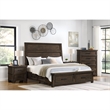 Picket House Furnishings Canyon Ridge Queen Storage 4PC Bedroom Set in Charcoal