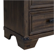 Picket House Furnishings Canyon Ridge Queen Storage 4PC Bedroom Set in Charcoal