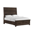 Picket House Furnishings Canyon Ridge Queen Storage 4PC Bedroom Set in Charcoal