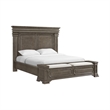 Picket House Furnishings Paterson King Storage 3PC Bedroom Set in Grey