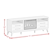 Picket House Furnishings Clare 4PC Entertainment Unit With 71