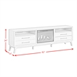 Picket House Furnishings Clare 4PC Entertainment Unit With 82