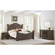 Picket House Furnishings Rosalinda King 4PC Bedroom Set in Mahogany