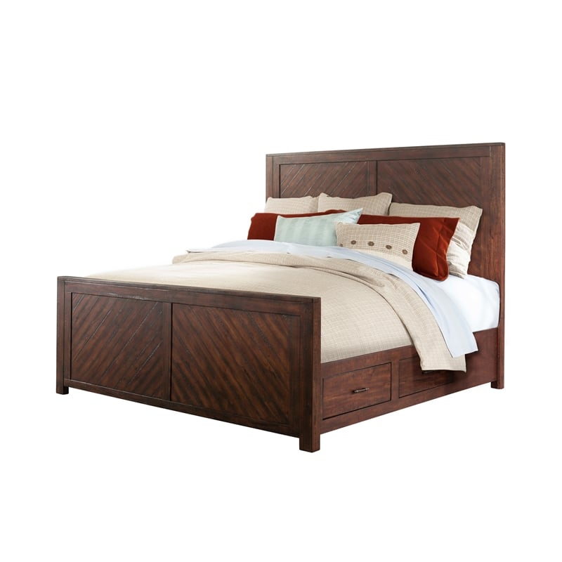 Picket House Furnishings Dex King Platform Storage 4PC Bedroom Set