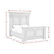 Picket House Furnishings Paterson Queen 4PC Bedroom Set in Grey