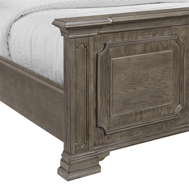 Picket House Furnishings Paterson Queen 4PC Bedroom Set in Grey