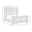 Picket House Furnishings Paterson King 4PC Bedroom Set in Grey