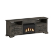 Picket House Furnishings Hyde 4PC Entertainment Unit With 71'' TV Console in Charcoal