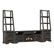 Picket House Furnishings Hyde 4PC Entertainment Unit With 71'' TV Console in Charcoal